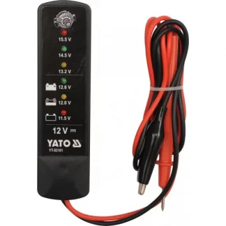 Тестер аккумуляторов аналоговый 12V Yato YT-83101