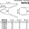 Зажим-струбцина пружинный 50мм Yato YT-64275-3