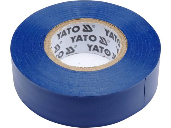 Изолента ПВХ синяя 19мм х 20м х 0,13мм Yato YT-81651