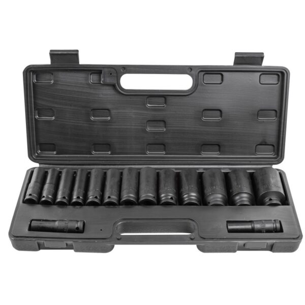 Набор головок ударных глубоких 15пр. 1/2 6гр Partner PA-4166D-5MPB
