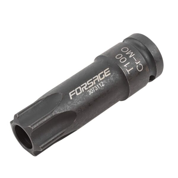Головка бита Т100Н с отверстием ударная 1/2 Forsage F-3073112