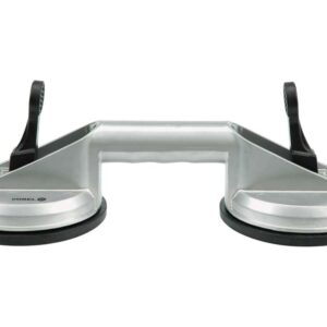 Стеклодержатель алюминиевый на 2 присоски 115мм. Vorel 05312