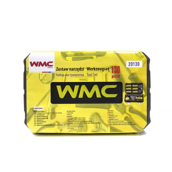Набор инструментов 130пр. 1/4 6гр. 4-14мм WMC-20130 — изображение 3