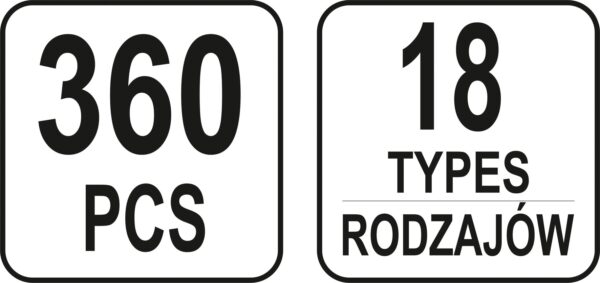 Набор автомобильного крепежа для TOYOTA/LEXUS 360шт Yato YT-06650 — изображение 5