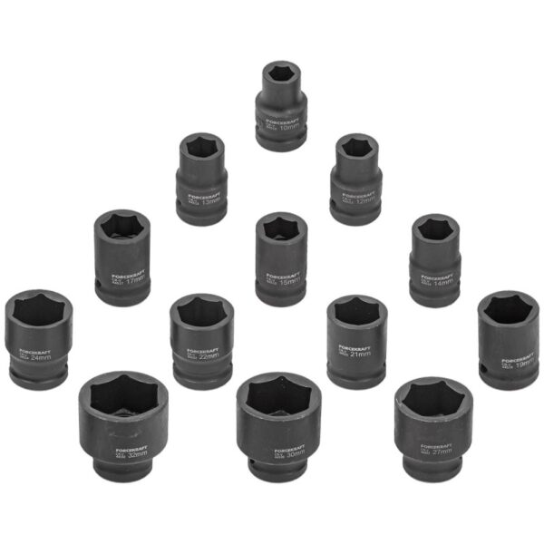 Набор головок ударных 13пр. 1/2 FORCEKRAFT FK-4139MPB — изображение 3