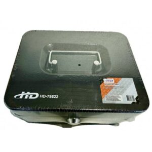 Ящик для денег металлический 200х160х90мм HD-78622