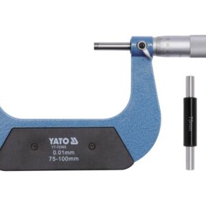 Микрометр 75-100мм Yato YT-72303
