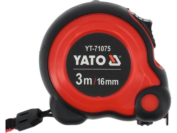 Рулетка 3мх16мм NYLON, ABS (бытовая) Yato YT-71075