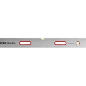 Правило-уровень с 2 ручками, 2 глазка 2,5м Yato YT-3078