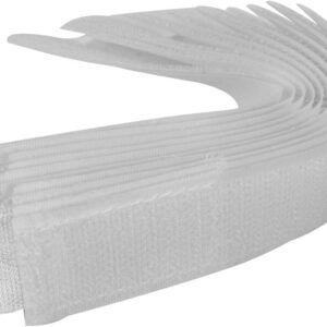 Лента тканая Velcro для стяжки кабеля на липучке  150мм, 10шт (белая) VOREL 73840