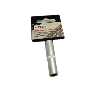 Головка торцевая 1/4" 6гр. 7мм L50мм CrV на держателе HD-1418P
