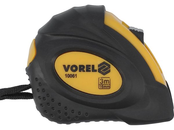 Рулетка стальная 3мх16мм 2xSTOP Vorel 10061