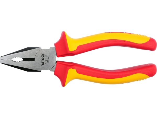 Плоскогубцы 160мм VDE (1000V) Yato YT-21151