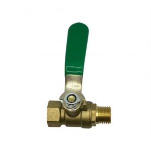 Кран воздушный шаровый с резьбами M1/4" x F1/4" (латунь) HD-BV8-MF14