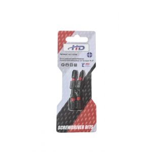 Биты крестообразные PH1+PH2+PH3+PH4х25мм ударные 1/4" S2 (4шт) HD-77878B