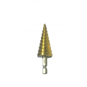 Сверло по металлу ступенчатое 4-22мм с хвостовиком HEX 1/4", HSS 4241 HD-44734