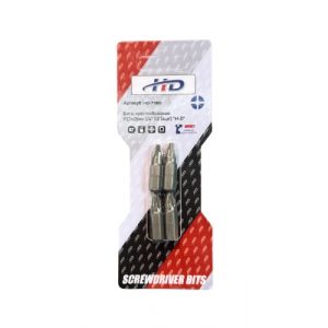 Биты крестообразные PZ2х25мм 1/4" S2 (4шт) HD-77882