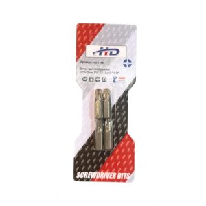 Биты крестообразные PZ3х25мм 1/4" S2 (4шт) HD-77883