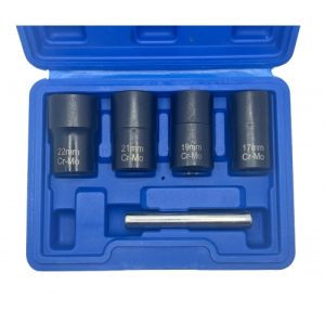 Головки под сорванные грани 17-22мм. 1/2" (набор 5пр.) 42CrMo HD-06039