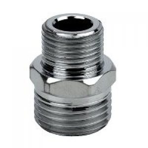 Штуцер пневматический с наружными резьбами 1/2" х 1/2" конический HD-B1208C