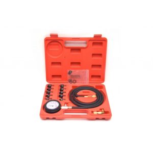 Манометр для измерения давления масла 0-10 bar с переходниками, набор 12пр. HD-73031