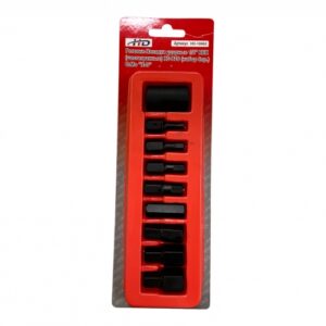 Головки-Насадки ударные 1/2" HEX (шестигранные) H6-H19, CrMo, S2 (набор 9пр.) HD-10662