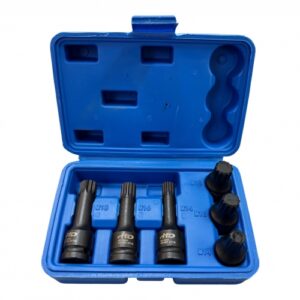 Головки-Насадки ударные 1/2" SPLINE M14, M16, M18 (набор 6пр.) HD-10652