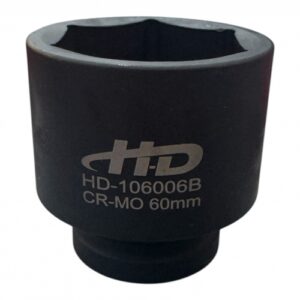 Головка торцевая ударная 1" 6гр. 60мм L80мм CrMo HD-106006B