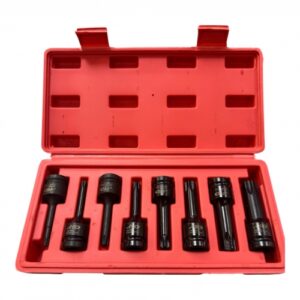 Головки-Насадки ударные 1/2" TORX Т30-T80 (набор 8пр) HD-1065