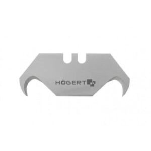 Лезвия сменные для ножа трапециевидные крючкообразные 19мм SK5 (5шт) Hoegert HT4C668