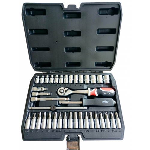 Набор инструментов 1/4" (38пр.) CrV HD-14471