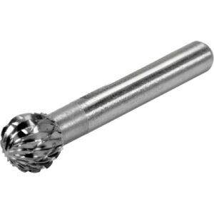 Шарошка металлическая сферическая 10х5.4x45мм PREMIUM для обработки металла HD-61725