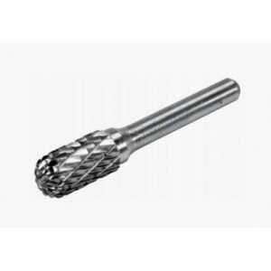 Шарошка метал цилиндрическая с закругленным кончиком 10х16x56мм для обработки метал PREMIUM HD-61723