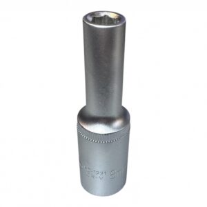 Головка торцевая 1/2" 6гр. 8мм L76мм CrV HD-1221