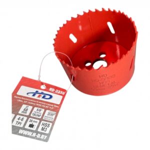 Коронка биметаллическая по металлу и дереву 68мм., L38мм., 5/8"-18UNF, HSS M3 HD-3333