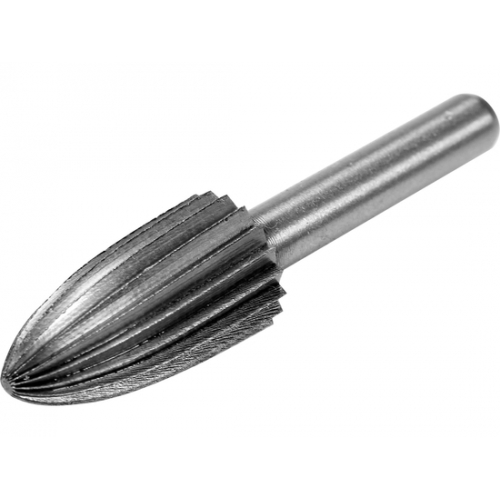 Шарошка металлическая коническая 13х25x55мм для обработки металла HD-61716