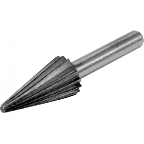 Шарошка металлическая коническая заостренная 13х25x55мм для обработки металла HD-61718