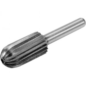 Шарошка метал. цилиндрическая с закругленным кончиком 13х25x55мм для обработки металла HD-61715