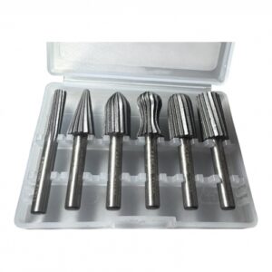 Шарошки металлические для обработки металла 13мм, набор 6 предметов HD-61711