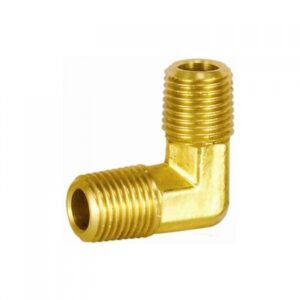 Штуцер пневматический угловой с резьбами F1/2" х M1/2" (латунь) HD-B1271-12