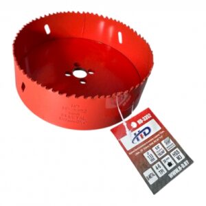 Коронка биметаллическая по металлу и дереву 133мм., L38мм., 5/8"-18UNF, HSS M3 HD-3352