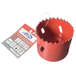 Коронка биметаллическая по металлу и дереву 51мм., L38мм., 5/8"-18UNF, HSS M3 HD-3324