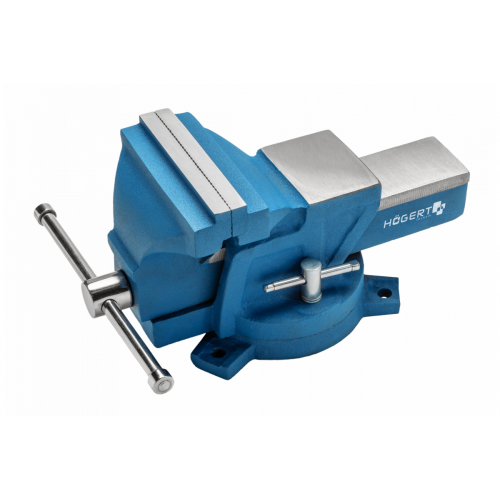 Тиски слесарные 150мм, 15кг, поворотные на 360гр. Hoegert HT3B612