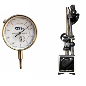 Индикатор часового типа с магнитной стойкой (0-10мм, погрешность-0,01мм), HD-7245060