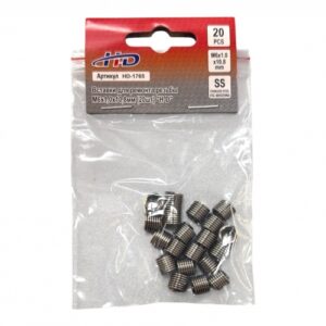 Вставки для ремонта резьбы М6х1,0х10,8мм (20шт) HD-1765