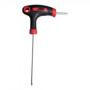 Ключ шестигранный c T-образной ручкой 2.5мм 16х50х75мм с шариком, CrV HD-05585