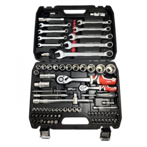 Набор инструментов 1/2", 1/4" (82пр.) CrV HD-12691