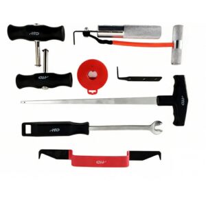 Набор инструмента и приспособлений для снятия стекол, 7 предметов HD-0845