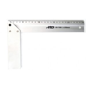 Угольник алюминиевый 250мм 45/90° HD-7080