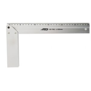 Угольник алюминиевый 300мм 45/90° HD-7081